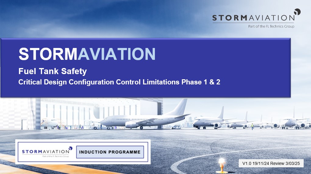Course Image Fuel Tank Safety (FTS) / (CDCCL) Phase 1  &  2